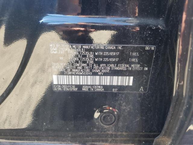 2016 TOYOTA RAV4 XLE - 2T3RFREV6GW503049