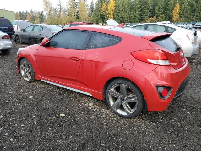 HYUNDAI VELOSTER T 2015 red coupe 3d gas KMHTC6AE8FU240248 photo #3