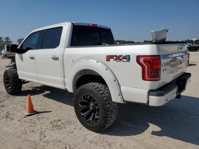 FORD F150 SUPER 2017 white  gas 1FTEW1EF0HFC88313 photo #3