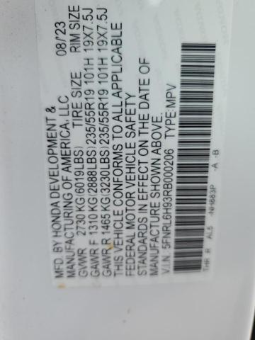 2024 HONDA ODYSSEY EL - 5FNRL6H93RB000206