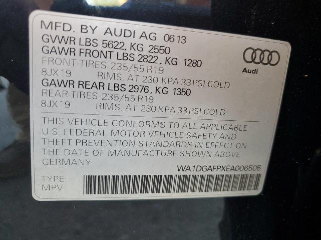 VIN WA1DGAFPXEA006505 2014 AUDI Q5 no.14