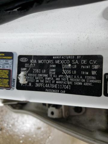 VIN 3KPFL4A76HE117041 2017 KIA Forte, LX no.12