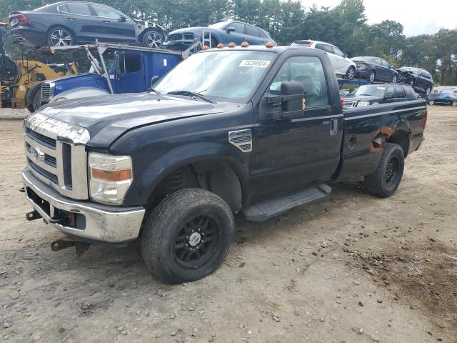 FORD F250 SUPER 2008 black pickup gas 1FTNF21528EB17975 photo #1