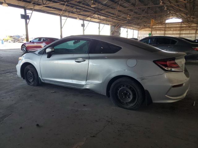 HONDA CIVIC LX 2014 silver coupe gas 2HGFG3B5XEH520775 photo #3