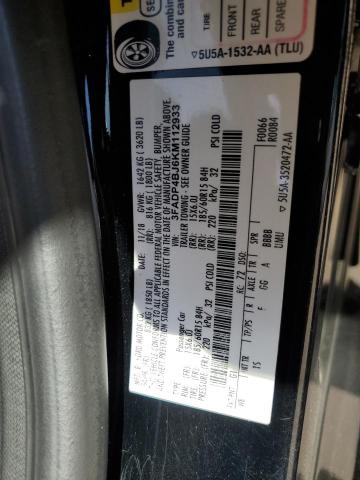 2019 FORD FIESTA SE - 3FADP4BJ6KM112933