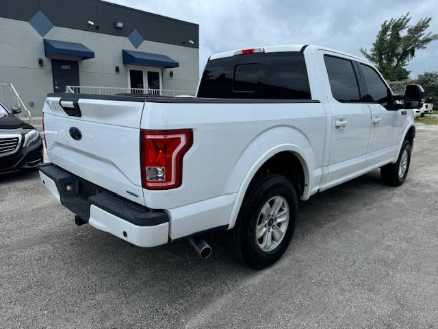 FORD F150 SUPER 2016 white  gas 1FTEW1EFXGKF94019 photo #4