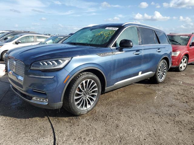 LINCOLN AVIATOR RE 2020 blue  gas 5LM5J7WC3LGL20432 photo #1