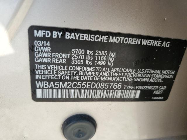 VIN WBA5M2C55ED085766 2014 BMW 5 Series, 535 Igt no.10