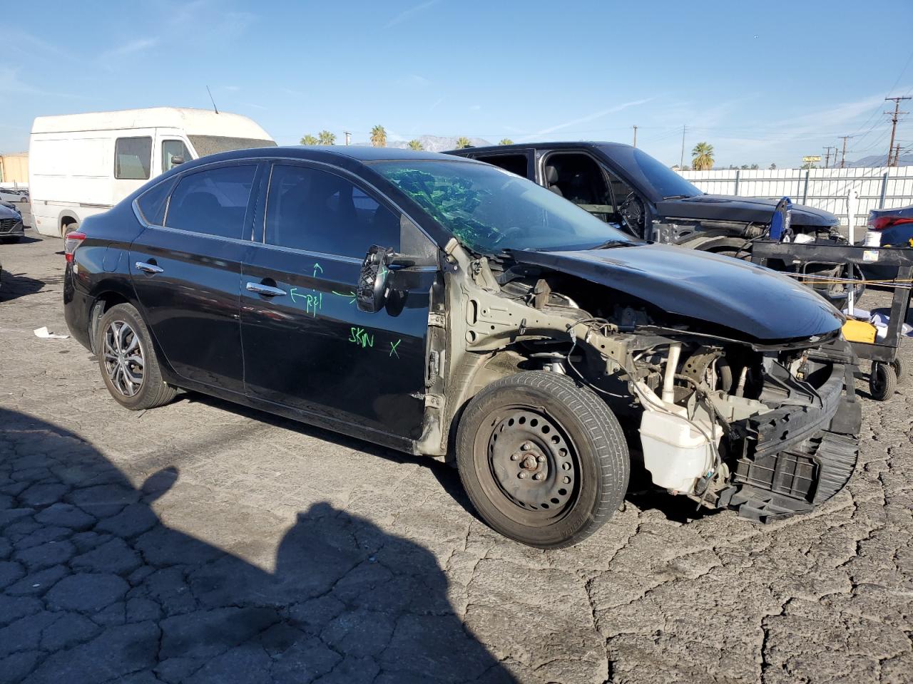 Lot #3034260122 2015 NISSAN SENTRA S