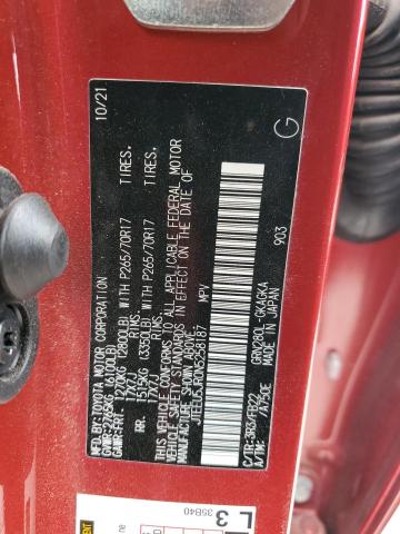 2022 TOYOTA 4RUNNER SR - JTEEU5JR0N5258187