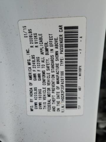 VIN 1HGCR2F35FA097166 2015 HONDA ACCORD no.12