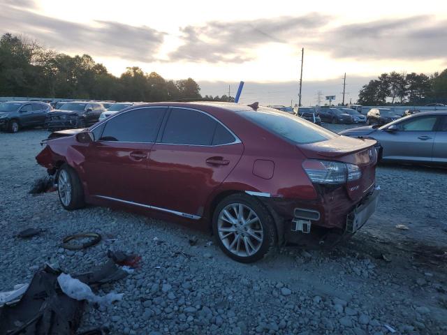 LEXUS HS 250H 2010 red  hybrid engine JTHBB1BA1A2029767 photo #3