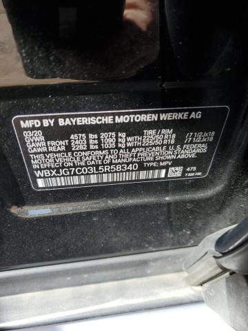 2020 BMW X1 SDRIVE2 - WBXJG7C03L5R58340