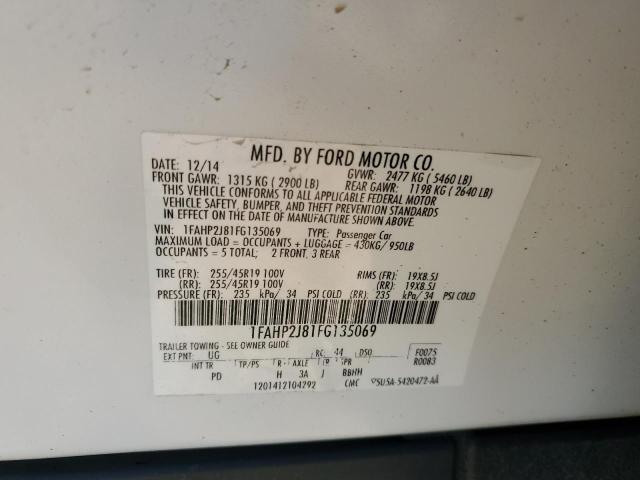 2015 FORD TAURUS LIM 1FAHP2J81FG135069