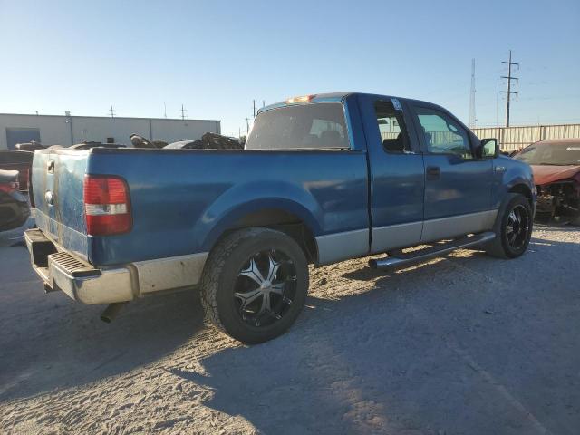 FORD F150 2007 blue 4dr ext gas 1FTRX12WX7FA88895 photo #4