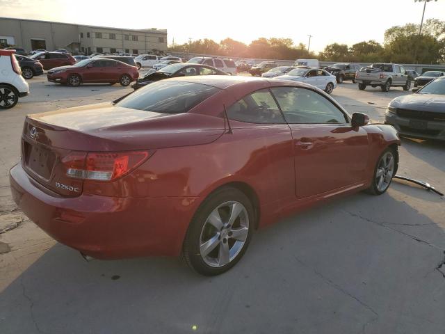 LEXUS IS 250 2010 red  gas JTHFF2C26A2503327 photo #4