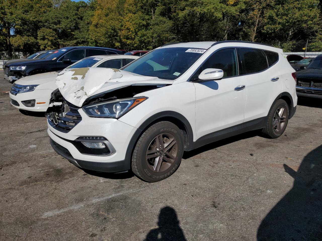 Lot #3022936130 2017 HYUNDAI SANTA FE S