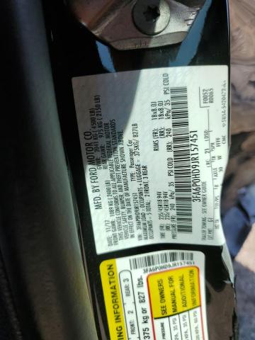 VIN 3FA6P0HD9JR157451 2018 Ford Fusion, SE no.12