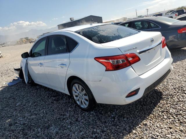 NISSAN SENTRA S 2017 white  gas 3N1AB7AP3HY309050 photo #3