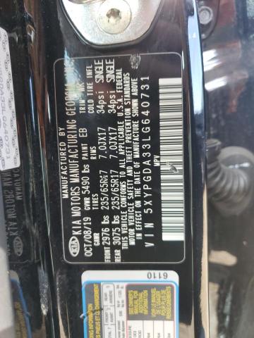2020 KIA SORENTO L - 5XYPGDA33LG640731