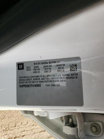 2015 BUICK VERANO CON - 1G4PR5SK7F4149860