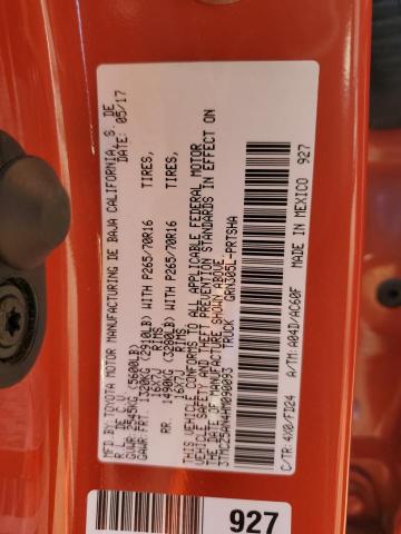 2017 TOYOTA TACOMA DOU - 3TMCZ5AN4HM090093