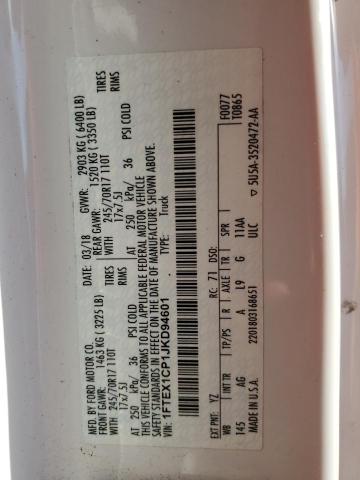 2018 FORD F150 SUPER - 1FTEX1CP1JKD94601