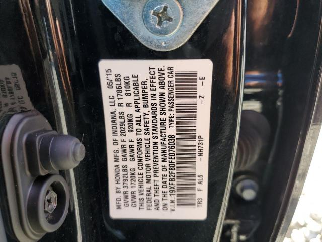 2015 HONDA CIVIC EX - 19XFB2F80FE076038