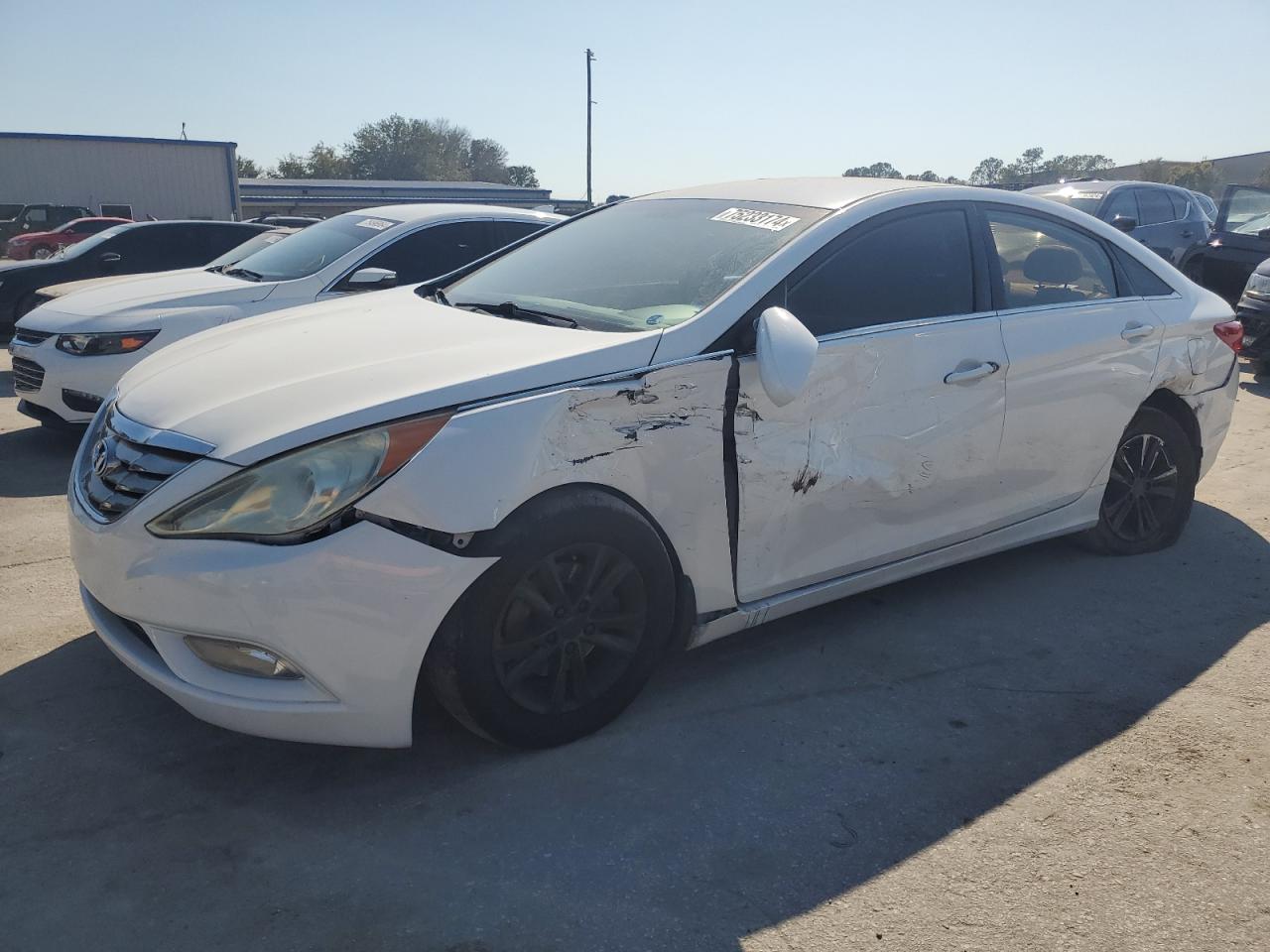 Lot #2926084766 2013 HYUNDAI SONATA GLS