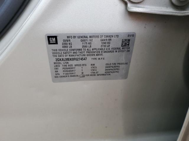 2015 GMC TERRAIN SL - 2GKALMEK8F6274547