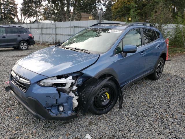 SUBARU CROSSTREK 2021 blue  gas JF2GTHMCXMH260004 photo #1