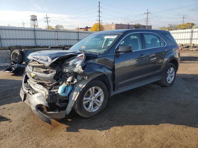 CHEVROLET EQUINOX LS 2017 charcoal  gas 2GNALBEK7H1612950 photo #1