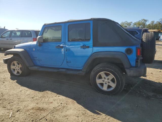 JEEP WRANGLER U 2015 blue  flexible fuel 1C4BJWDG5FL715072 photo #3