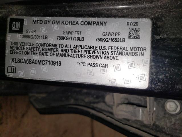2021 CHEVROLET SPARK LS - KL8CA6SA0MC710919