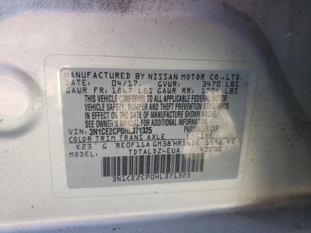 2017 NISSAN VERSA NOTE - 3N1CE2CP0HL371325