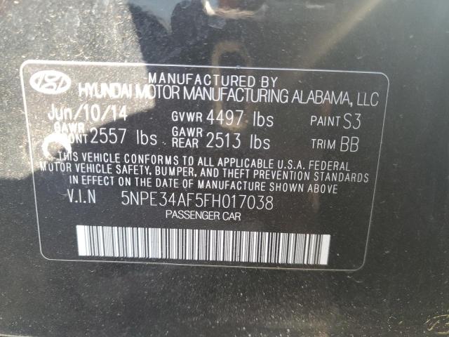2015 HYUNDAI SONATA SPO - 5NPE34AF5FH017038