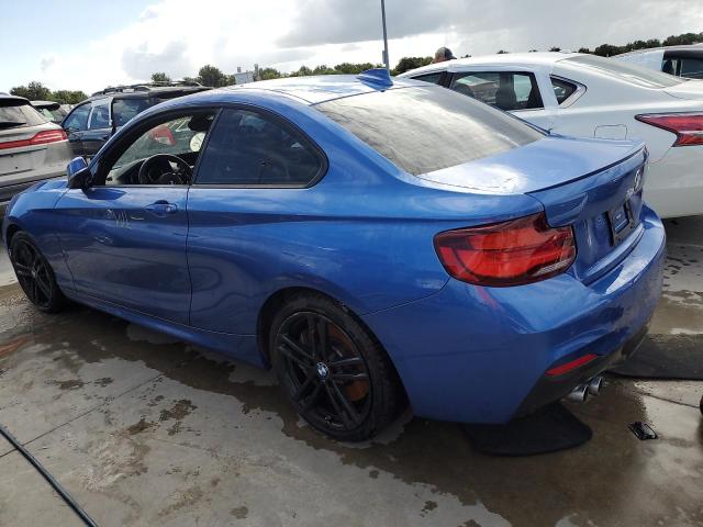 BMW 230I 2021 blue  gas WBA2J1C07M7G95341 photo #3