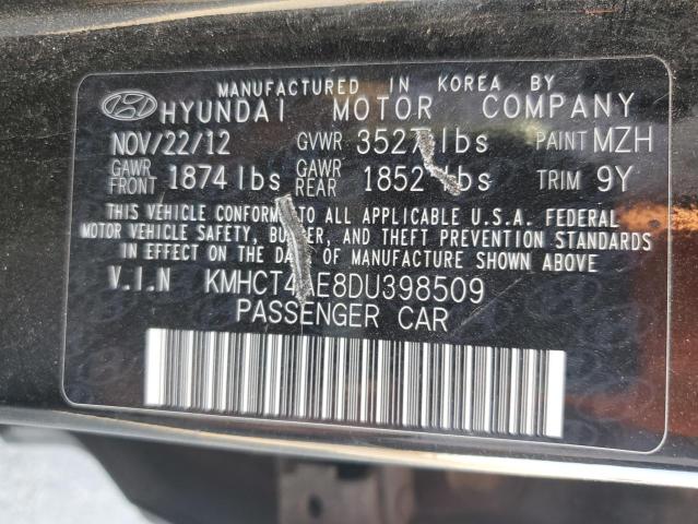 VIN KMHCT4AE8DU398509 2013 Hyundai Accent, Gls no.12