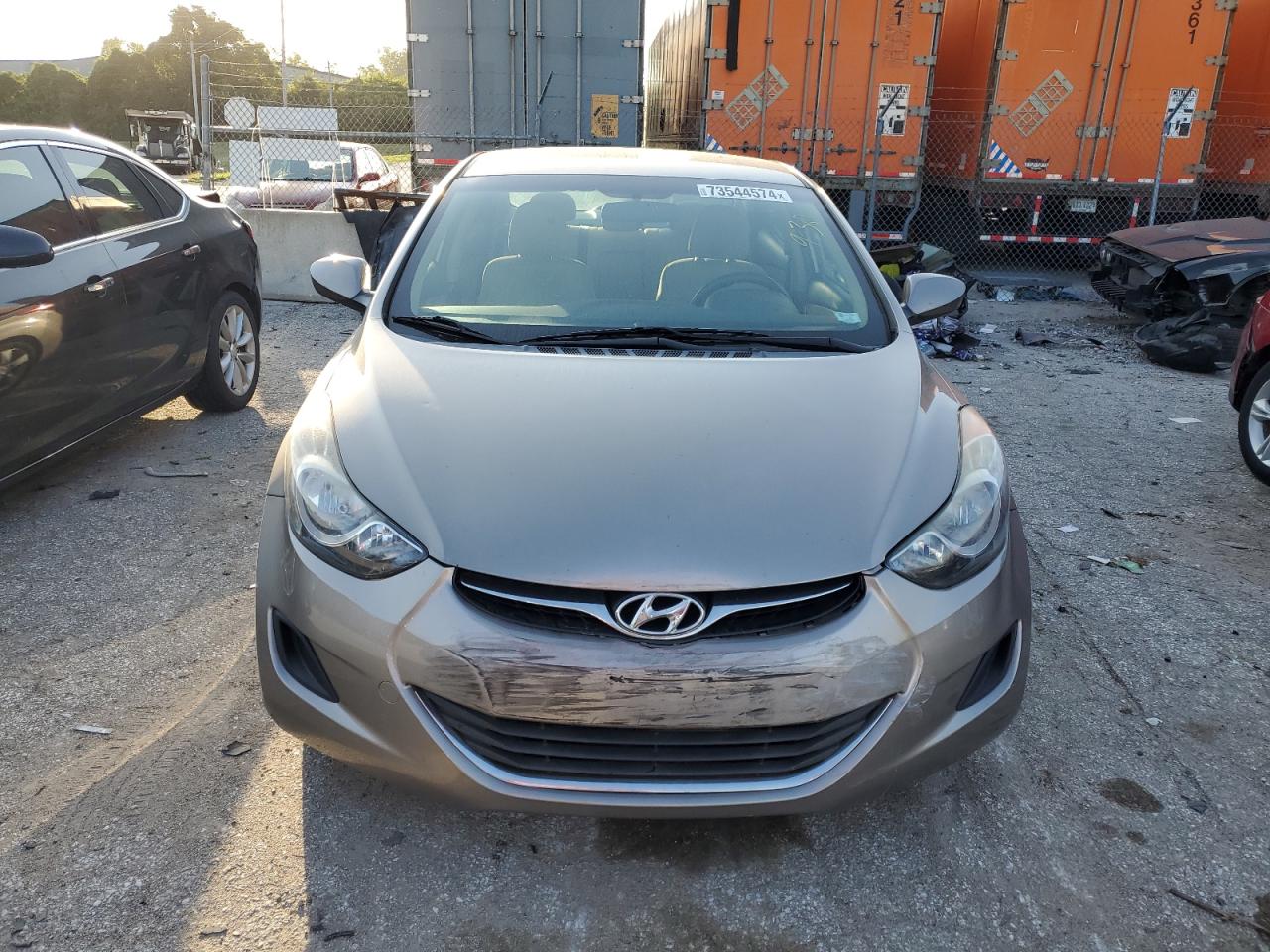 Lot #3024820360 2013 HYUNDAI ELANTRA GL