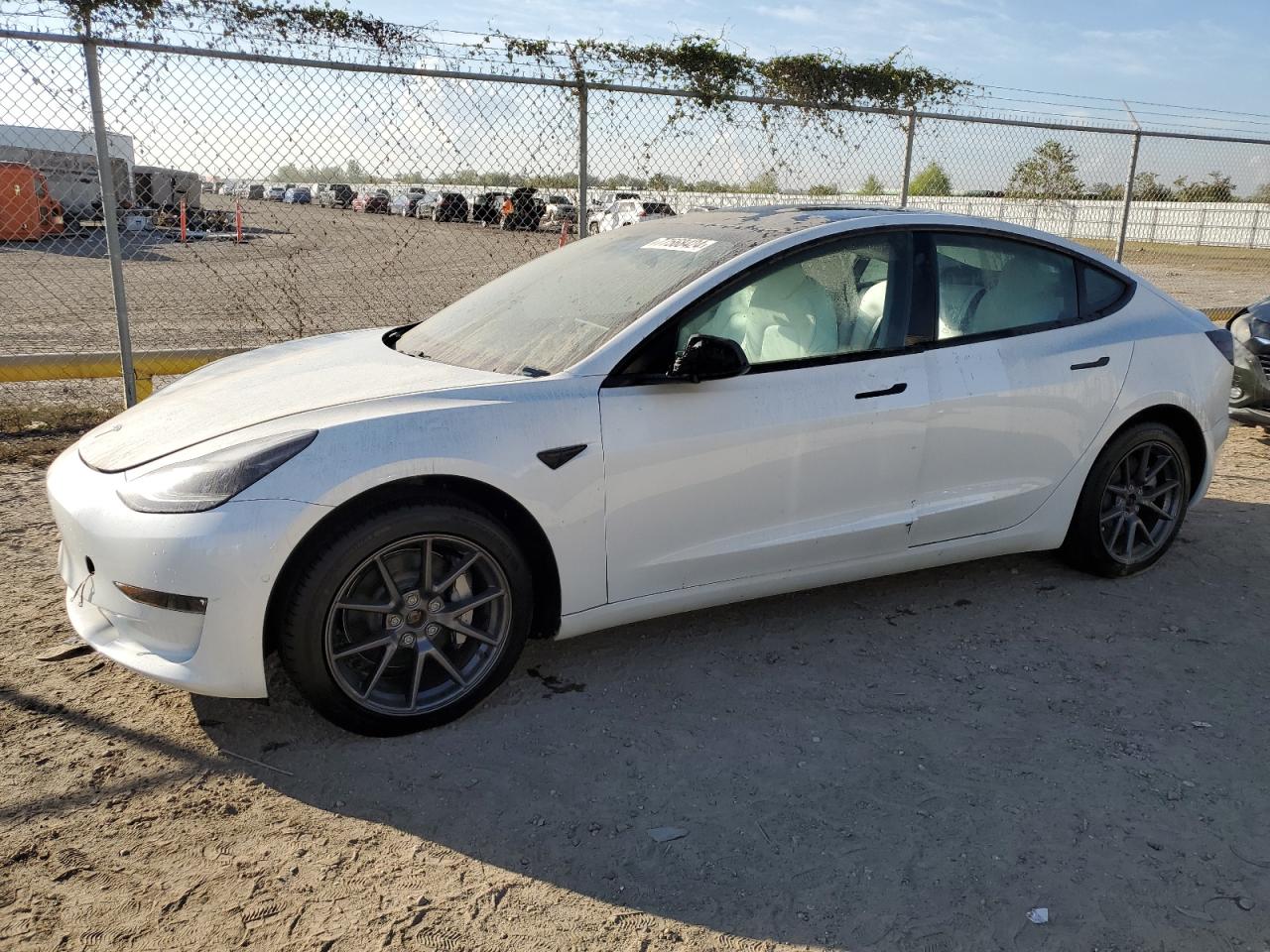 Lot #2940241934 2021 TESLA MODEL 3