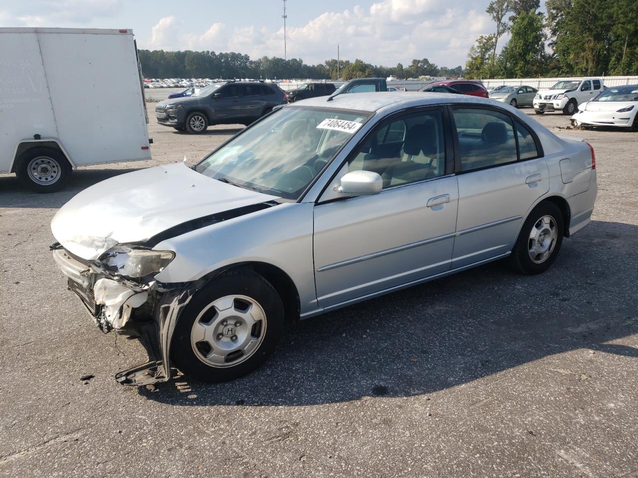 Lot #2921523699 2005 HONDA CIVIC HYBR