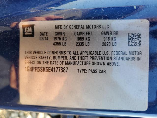 VIN 1G4PR5SK6E4177387 2014 Buick Verano, Convenience no.13