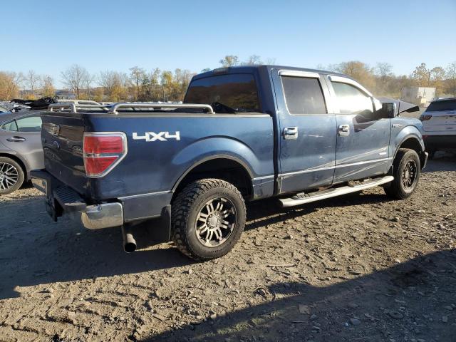 FORD F150 SUPER 2013 blue crew pic gas 1FTFW1ET6DFC45552 photo #4