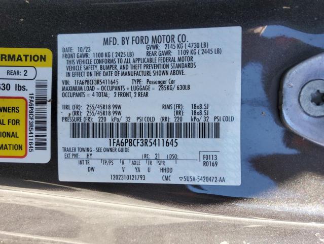 2024 FORD MUSTANG GT - 1FA6P8CF3R5411645