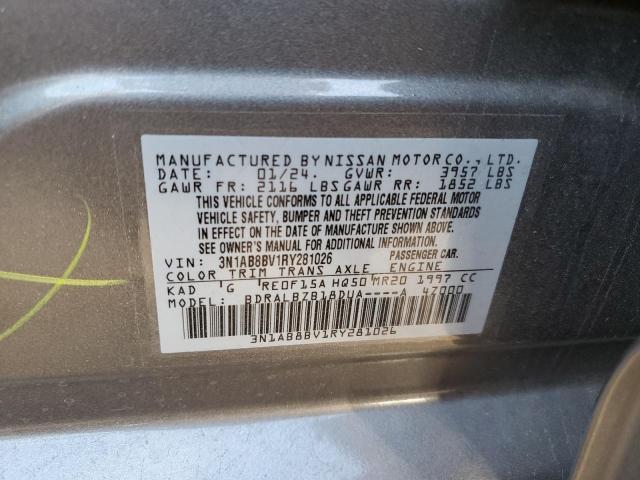 2024 NISSAN SENTRA S - 3N1AB8BV1RY281026