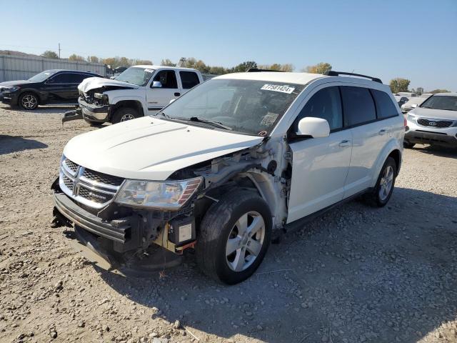 DODGE JOURNEY SX 2012 white 4dr spor flexible fuel 3C4PDCBG7CT187355 photo #1