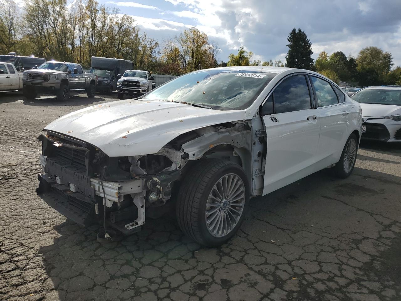 Lot #3030389460 2013 FORD FUSION TIT