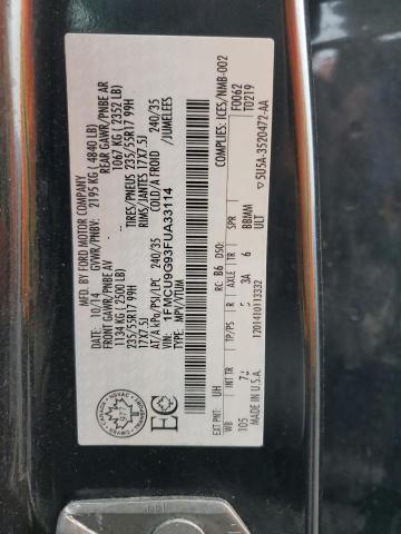 VIN 1FMCU9G93FUA33114 2015 Ford Escape, SE no.13