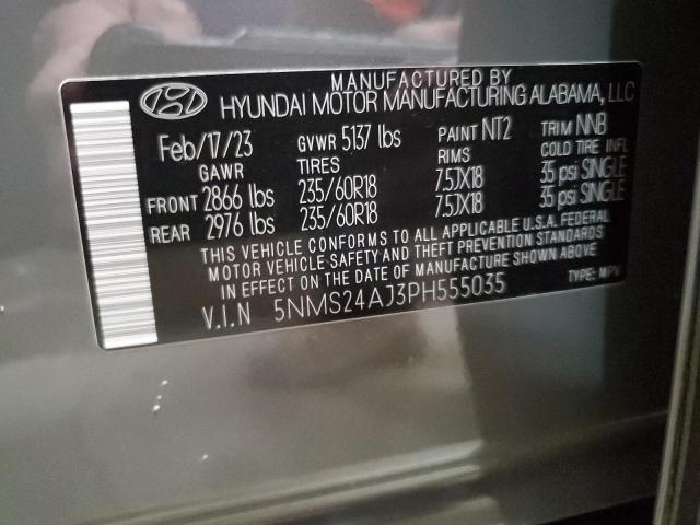 2023 HYUNDAI SANTA FE S - 5NMS24AJ3PH555035