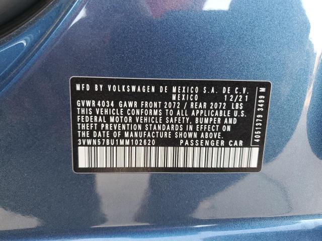 2021 VOLKSWAGEN JETTA S - 3VWN57BU1MM102620